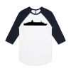AS Colour - 3/4 Raglan Baseball Sleeve Tee Thumbnail