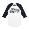 AS Colour - 3/4 Raglan Baseball Sleeve Tee Thumbnail