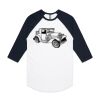 AS Colour - 3/4 Raglan Baseball Sleeve Tee Thumbnail