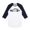 AS Colour - 3/4 Raglan Baseball Sleeve Tee Thumbnail