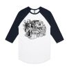 AS Colour - 3/4 Raglan Baseball Sleeve Tee Thumbnail