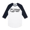 AS Colour - 3/4 Raglan Baseball Sleeve Tee Thumbnail