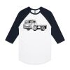 AS Colour - 3/4 Raglan Baseball Sleeve Tee Thumbnail