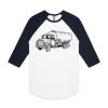 AS Colour - 3/4 Raglan Baseball Sleeve Tee Thumbnail