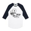 AS Colour - 3/4 Raglan Baseball Sleeve Tee Thumbnail