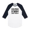 AS Colour - 3/4 Raglan Baseball Sleeve Tee Thumbnail