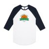 AS Colour - 3/4 Raglan Baseball Sleeve Tee Thumbnail