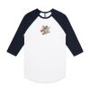 AS Colour - 3/4 Raglan Baseball Sleeve Tee Thumbnail