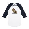 AS Colour - 3/4 Raglan Baseball Sleeve Tee Thumbnail