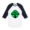 AS Colour - 3/4 Raglan Baseball Sleeve Tee Thumbnail