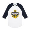 AS Colour - 3/4 Raglan Baseball Sleeve Tee Thumbnail