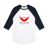 AS Colour - 3/4 Raglan Baseball Sleeve Tee Thumbnail