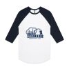 AS Colour - 3/4 Raglan Baseball Sleeve Tee Thumbnail