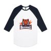 AS Colour - 3/4 Raglan Baseball Sleeve Tee Thumbnail
