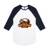 AS Colour - 3/4 Raglan Baseball Sleeve Tee Thumbnail