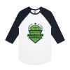 AS Colour - 3/4 Raglan Baseball Sleeve Tee Thumbnail