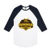 AS Colour - 3/4 Raglan Baseball Sleeve Tee Thumbnail