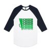 AS Colour - 3/4 Raglan Baseball Sleeve Tee Thumbnail