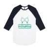 AS Colour - 3/4 Raglan Baseball Sleeve Tee Thumbnail