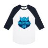 AS Colour - 3/4 Raglan Baseball Sleeve Tee Thumbnail