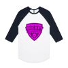 AS Colour - 3/4 Raglan Baseball Sleeve Tee Thumbnail