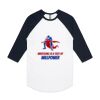 AS Colour - 3/4 Raglan Baseball Sleeve Tee Thumbnail