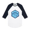 AS Colour - 3/4 Raglan Baseball Sleeve Tee Thumbnail