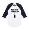 AS Colour - 3/4 Raglan Baseball Sleeve Tee Thumbnail