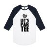 AS Colour - 3/4 Raglan Baseball Sleeve Tee Thumbnail