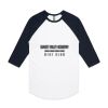 AS Colour - 3/4 Raglan Baseball Sleeve Tee Thumbnail