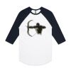 AS Colour - 3/4 Raglan Baseball Sleeve Tee Thumbnail