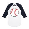 AS Colour - 3/4 Raglan Baseball Sleeve Tee Thumbnail